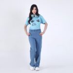 Straight Fit Frayed Jeans