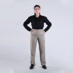 Beige Formal Pants for Women