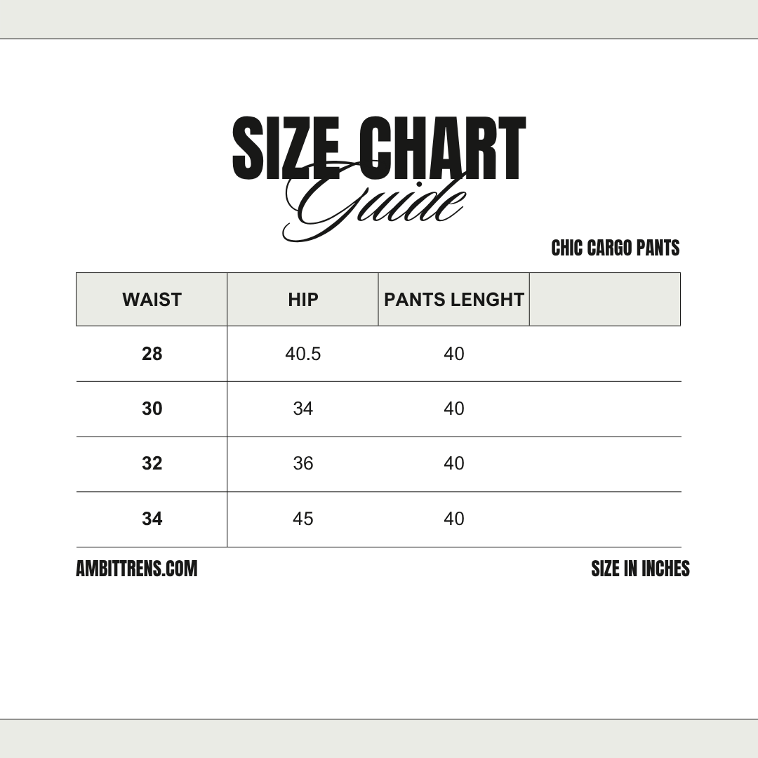 Women Chic Cargo Pants